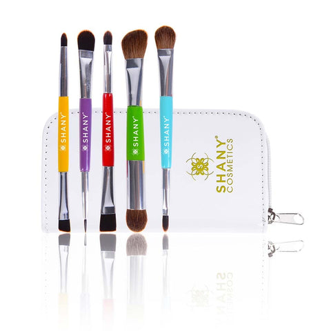 Professional Goat Hair Basic Makeup Brushes Set With Leather Pouch Colorful  Beauty Tool Kit For Cosmetics From Coloris, $16.14