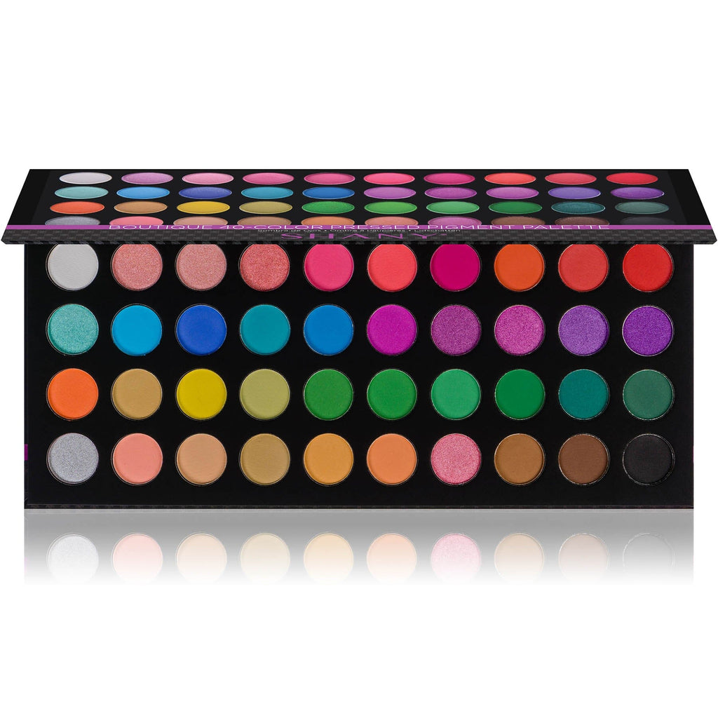 SHANY Boutique 40 Colors Eye Makeup Palette Highly Pigmented Long Lasting Matte Shimmer Neon Eyeshadow Palette - SHOP BOUTIQUE - EYE SHADOW SETS - ITEM# SHANY40